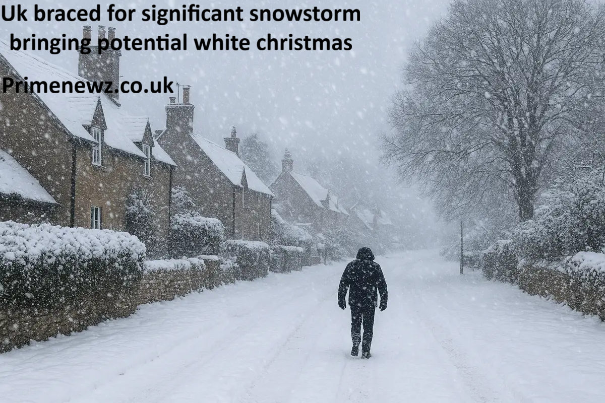 UK Braced for Significant Snowstorm Bringing Potential White Christmas