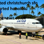 United Christchurch SFO Diverted Honolulu