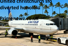 United Christchurch SFO Diverted Honolulu