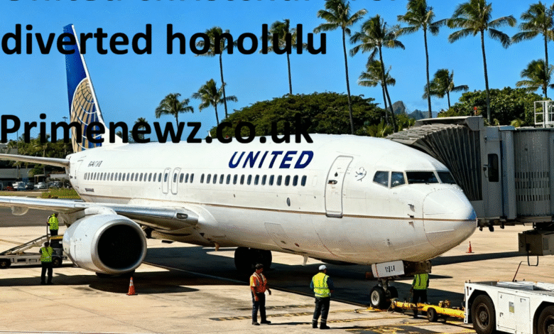 United Christchurch SFO Diverted Honolulu