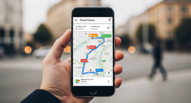Google Maps Route Planner