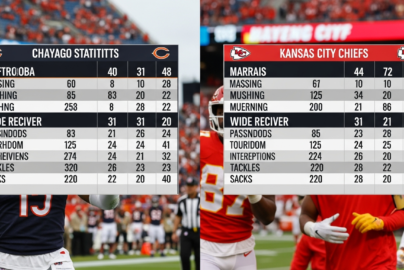 chicago bears vs kansas city chiefs match player stats