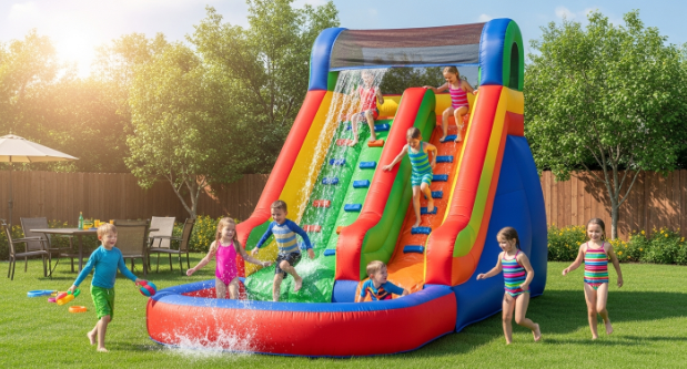 inflatable water slide