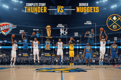 Oklahoma City Thunder vs Denver Nuggets timeline
