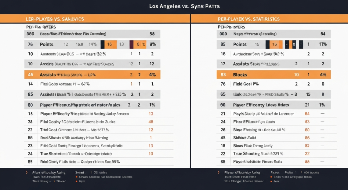 LA Clippers vs Phoenix Suns Match Player Stats