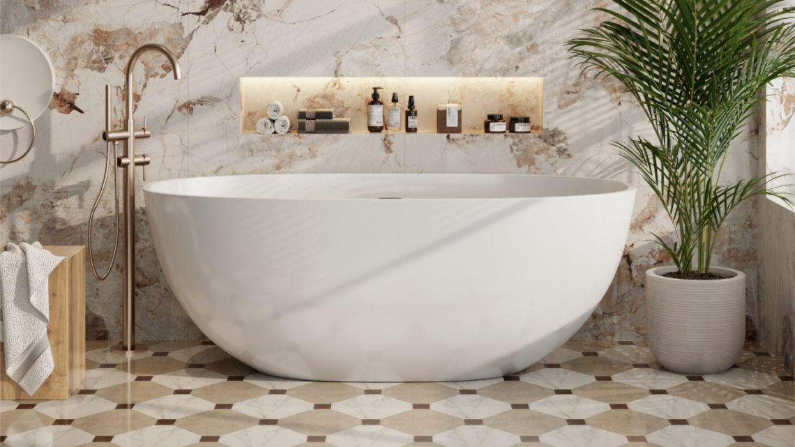 Tiled Tub