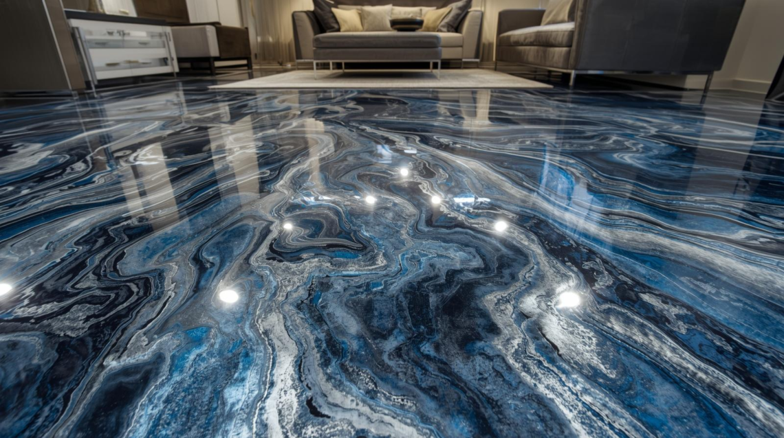 Metallic Epoxy Floor Coating: A Stylish and Durable Flooring Solution